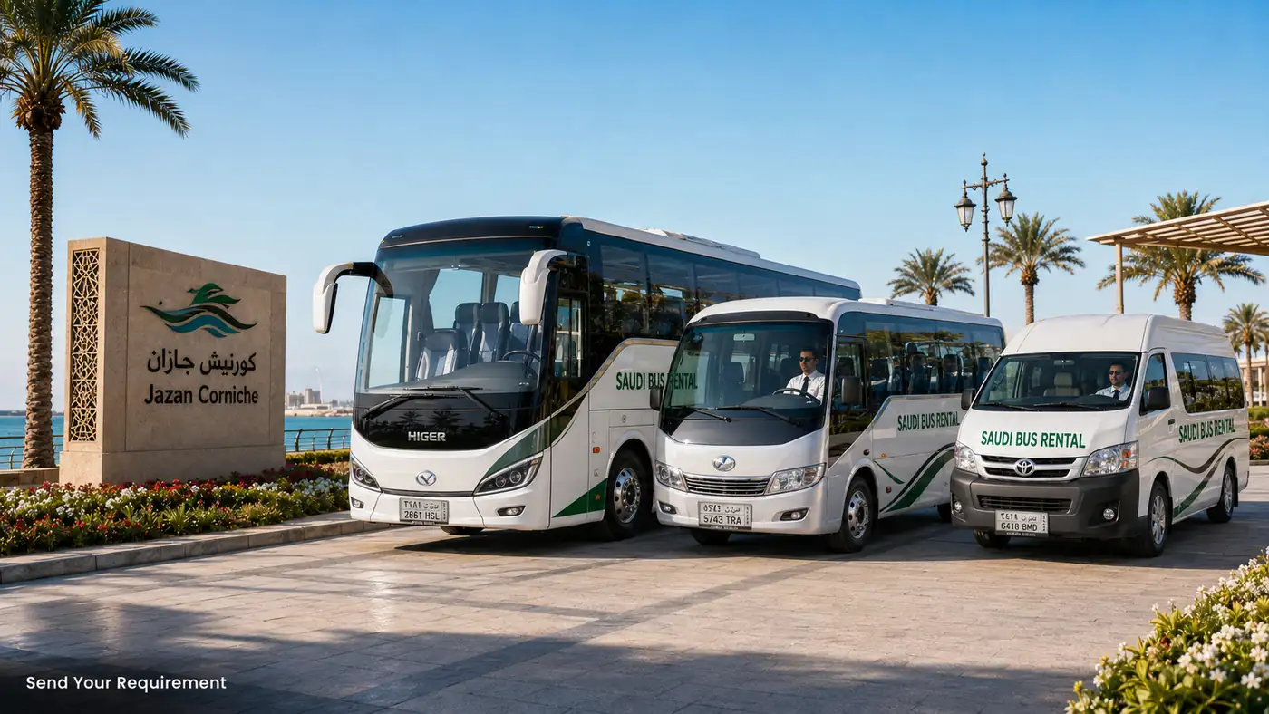Send Saudi bus rental requirement for passenger transport quote